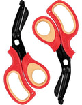 MEUUT 2 Pack Trauma Shears Patented Bandage Scissors - Medical Supplies with 8 inch Heavy Duty Medical Scissors for EMT Workers Nurses