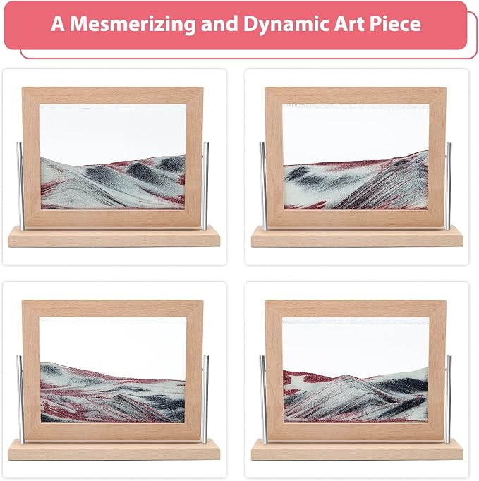 Coitak Moving Sand Art Picture, Dynamic Sand Picture, Desktop Moving Sand Art - Image 4
