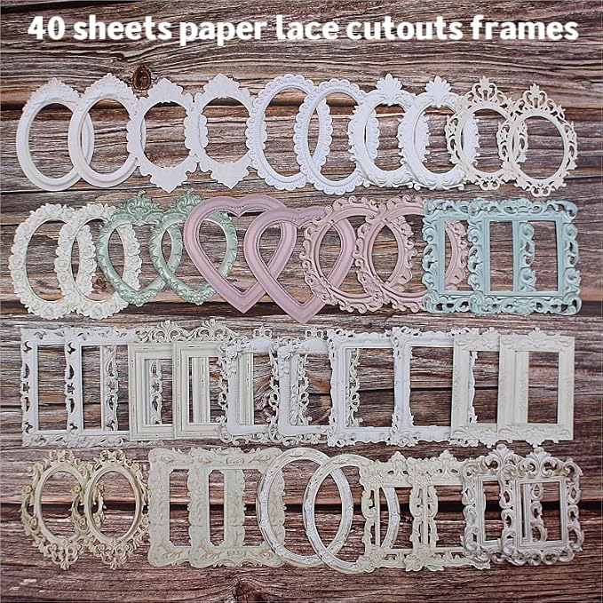 Vintage Scrapbook Window Frames Cutout - Image 4