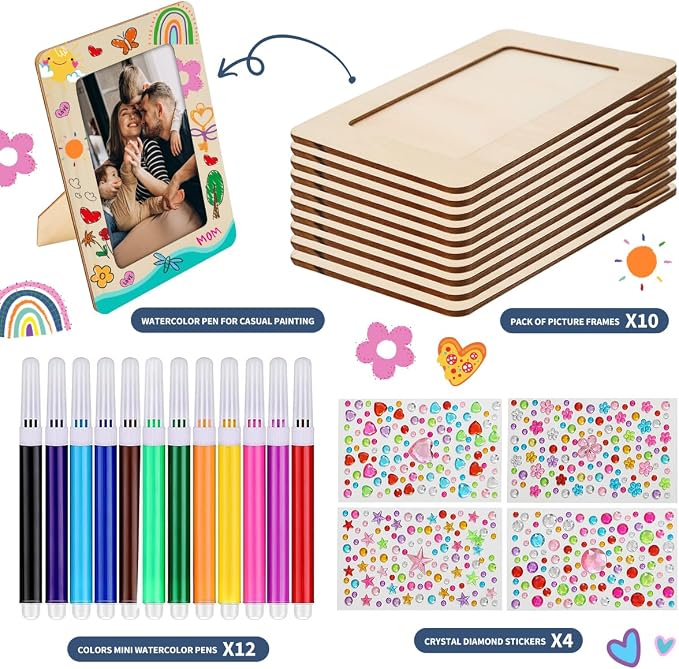zjdbset Picture Frame Painting Craft Kit - Image 3