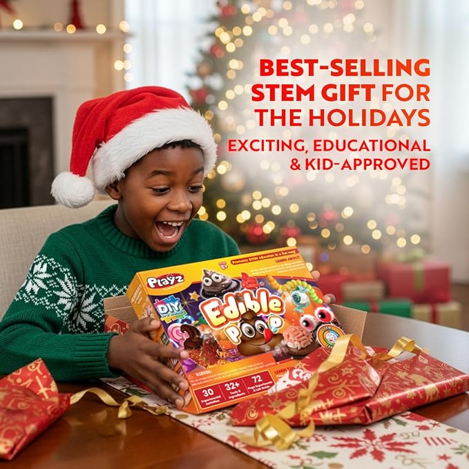 Playz Edible Poo Chocolate & Candy Making Science Kit - Image 7