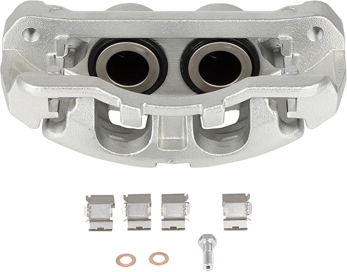 SCITOO 18B5487 Front Left Disc Brake Caliper Assembly w/Bracket For Ford For F-250 Super Duty 2013-2020,For Ford For F-350 Super Duty 2013-2019,For Ford For F-450 Super Duty 2013-2015