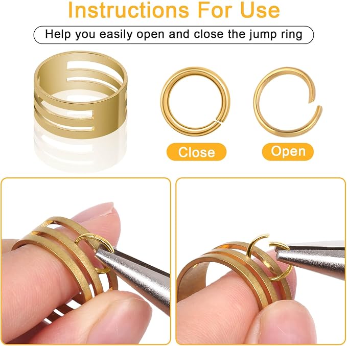 Anezus Jump Rings for Jewelry Making Supplies and Necklace Repair - Image 3