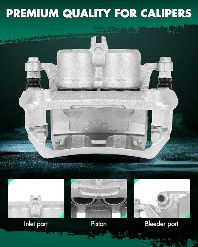 SCITOO 19B3123A Front Left Disc Brake Caliper Assembly w/Bracket For Nissan For Frontier 2005-2022,For Nissan For Pathfinder 2005-2012,For Nissan For Xterra 2005-2015,For Suzuki For Equator 2009-2012