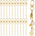 20pcs Gold Keychain Making Kit, Key Ring Swivel Snap Hook Chains, Extender by Unknown