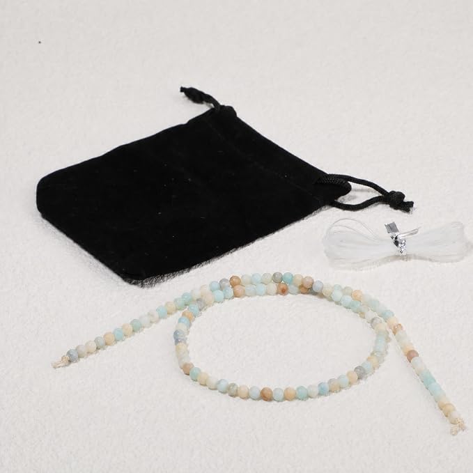 4mm Matte Amazonite Beads, 15-Inch Matte Round Loose Stone Beads - Image 7