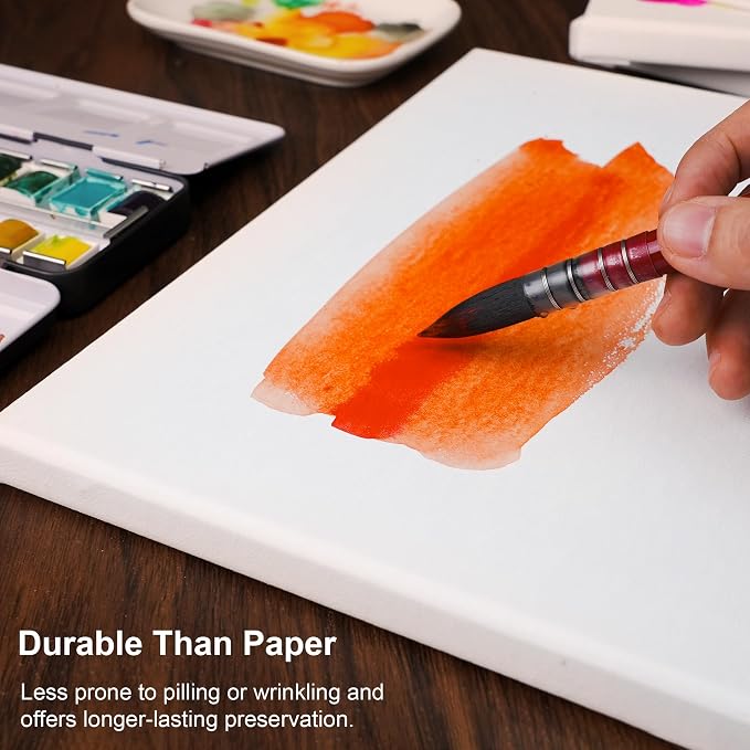 PHOENIX Professional Stretched Watercolor Canvas - Image 9
