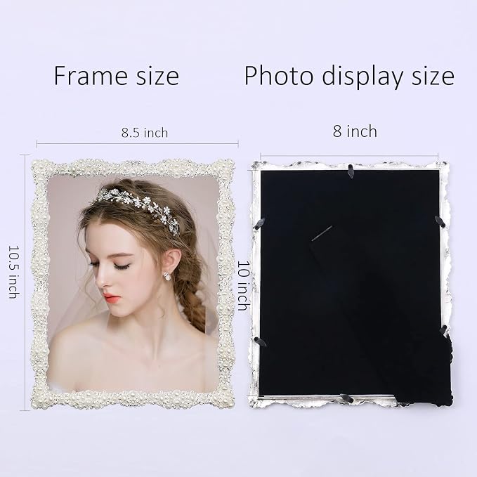 DIKAR 8x10 Picture Frame with Pearl - Image 3