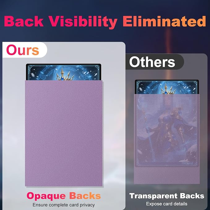 200 Pack Card Sleeves, Matte Dual Trading Card Sleeves - Image 3