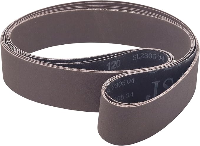 2 x 72 2x72 Inch Sanding Belts,2 x 72 Grinding Belts 120 Grit, Aluminum Oxide Knife Sharpening Sanding Belt for Metal, 6 Pack(2x72in,120 Grit)