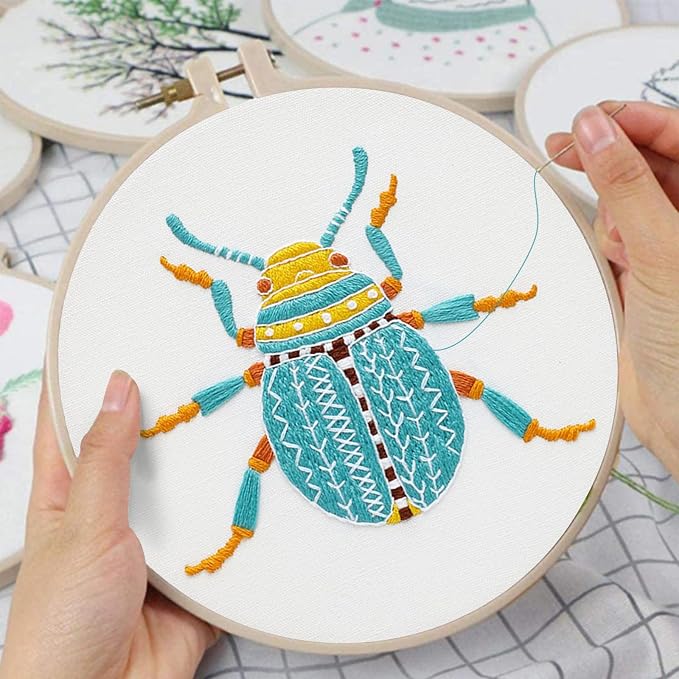 Louise Maelys Beetle Embroidery Kit - Image 4