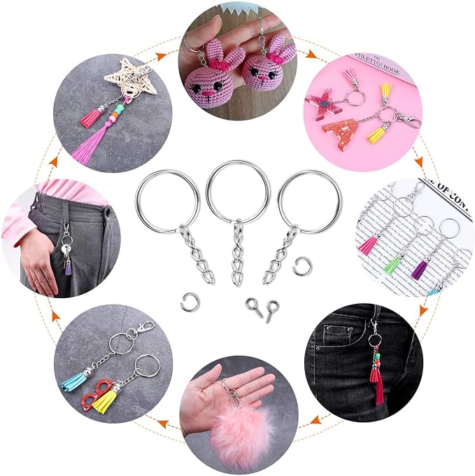 Audab 360Pcs Keychain Bulk - Image 6