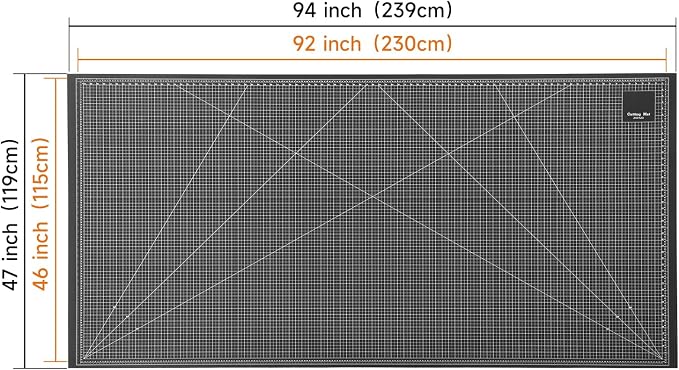 Self Healing Cutting Mat, Extra Large 47'x94', Printed - Image 3