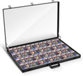 Trade Show Display Case Table Top Portable Aluminum Sports Card Display Case by Memorywuu