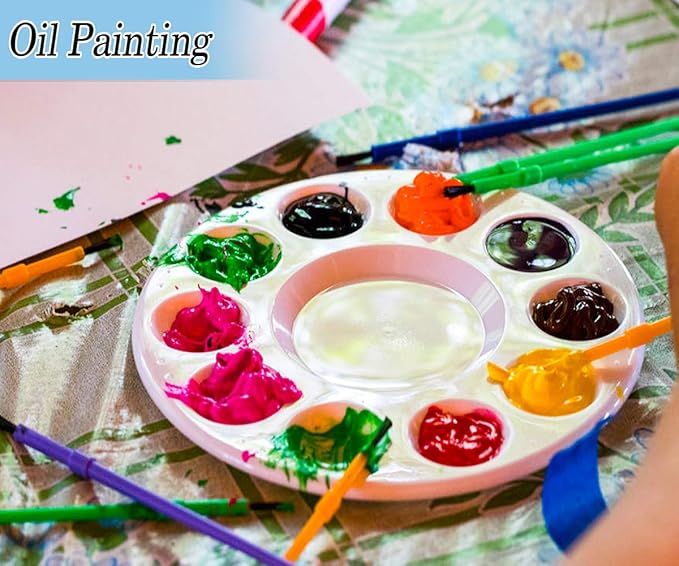 36 PCS Paint Tray Palettes for Kids, Plastic Paint Pallet - Image 3