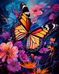 MBNTJHT DIY Easy Butterfly Paint by Numbers Kit by MBNTJHT