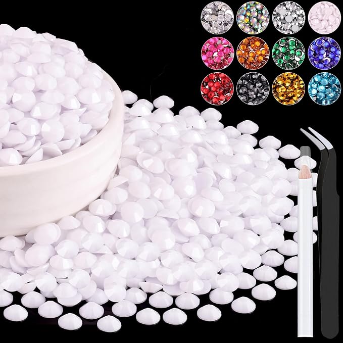 4000PCS 5mm Resin Rhinestones Bulk by BELLEBOOST
