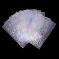 100pcs Photocard Sleeves, 3.58x2.56 in Love Heart-Shape Laser Flashing Card by Unknown