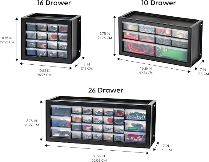 IRIS USA 26-Drawer Teacher Toolbox, Made in USA, Stackable Plastic Storage - Image 4