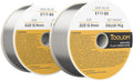 TOOLIOM E71T-GS .035" Diameter 2-Pound Spool Flux Core Self-shielded Carbon Steel MIG Welding Wire 2 PCS