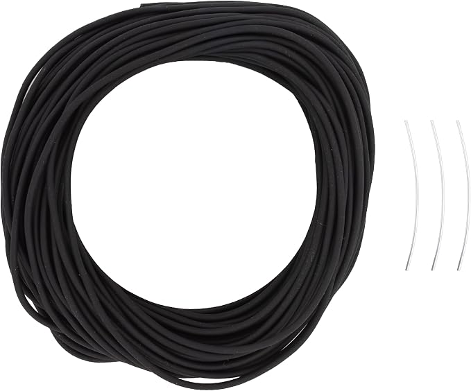 Pepperell Pony Bead Lacing – Hollow Lacing Tube Cord, 3 Connectors Included by PepperellCrafts