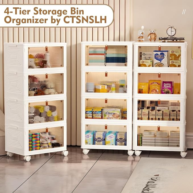 CTSNSLH 4 Tier Plastic Storage Bins - Image 5