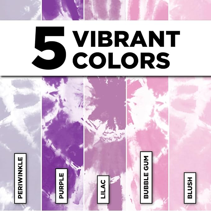 Tulip One-Step Tie-Dye Kit Tiara, Party Activity, Permanent & Vibrant Fabric Dye - Image 5
