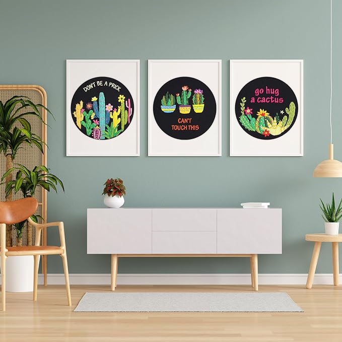 Louise Maelys Funny Cactus Embroidery Kits - Image 7