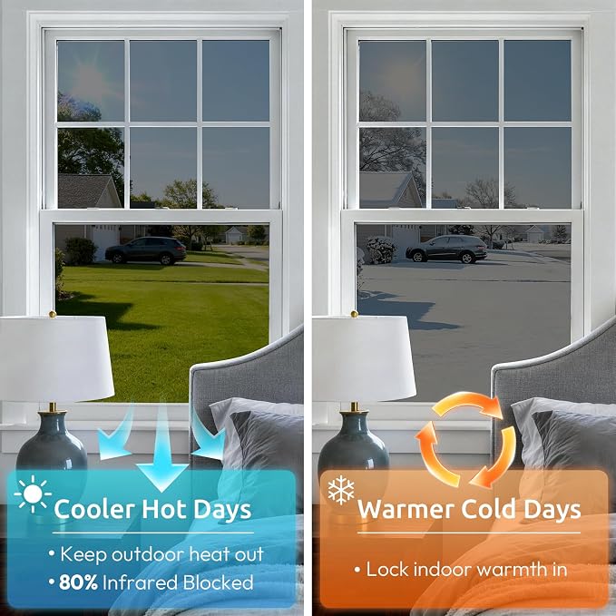 rabbitgoo One Way Privacy Window Film Window Tint - Image 5