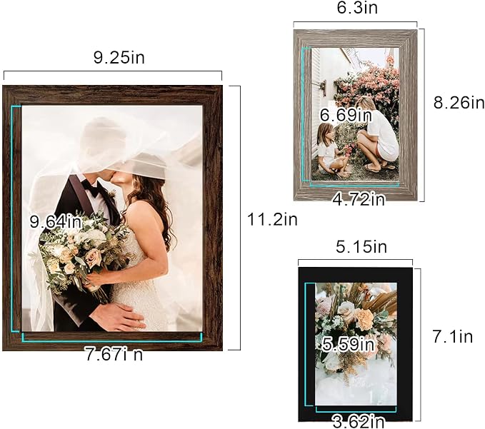 LUCKYLIFE Gallery Wall Frame Set, Picture Frames Collage 10-Pack - Image 6