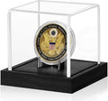 JupDec Coin Display Case, UV Protection Souvenirs and Collectibles Box by JupDec