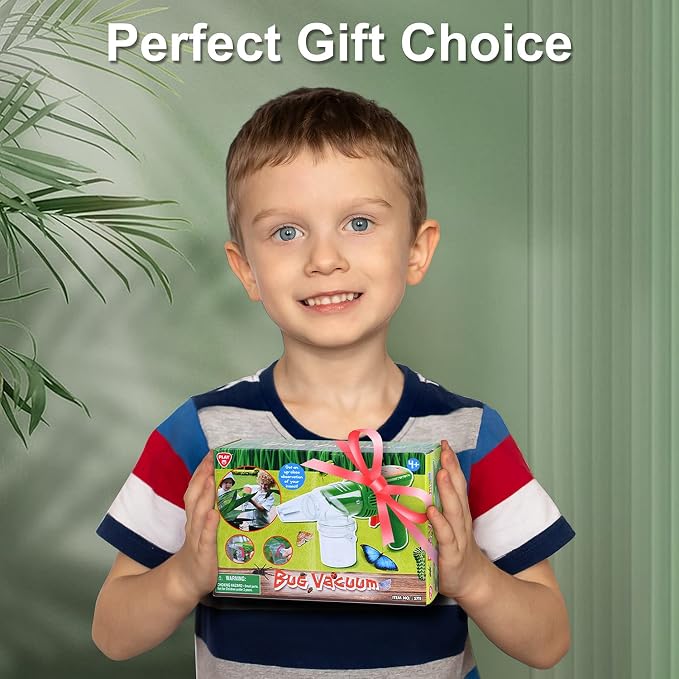PLAY Bug Vacuum for Kids, Bug Catcher kit for Kids, Eco-Friendly Bug Suction - Image 7