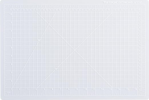 Dahle Vantage 10681 See-Through Premium Self-Healing Cutting Mat, 1/2" Grid by Dahle