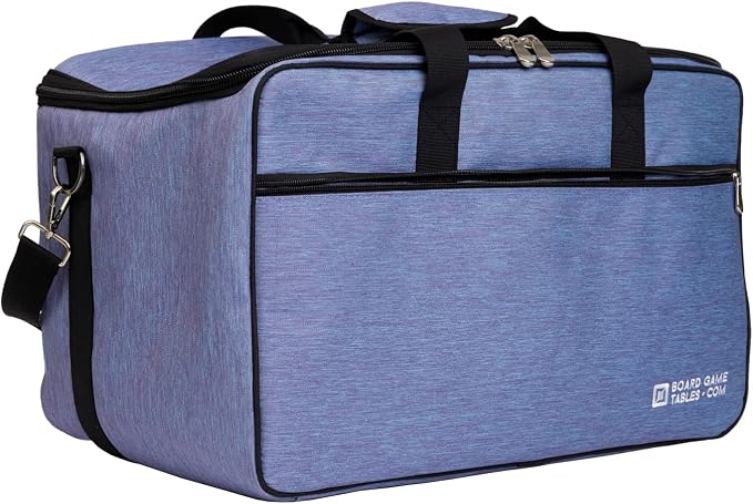 Board Game Bag - Fits 7 Standard Boxes - Carry - Padded by BoardGameTablescom