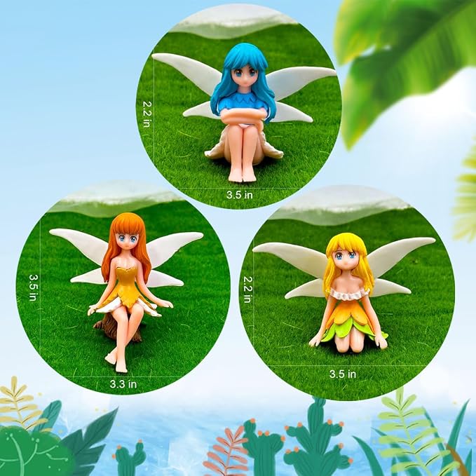 Suartus Miniature Fairy Figurines - Image 7