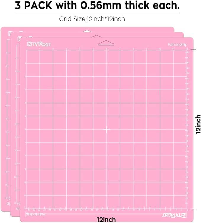 HTVRONT Fabric Grip Cutting Mat, Fabric Adhesive Sticky Quilting Cutting Mats - Image 5