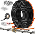 5W/FT 120V Pipe Heat Tape 120FT (3FT-200FT) - Freeze Protection Heating Cable for Metal/Plastic Water Pipes, Maintains Flow at -40°F
