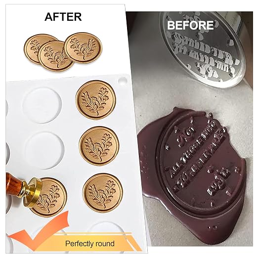 Silicone Mat for Wax Seal Stamp, Wax Seal Kit, 30-Cavity Wax Sealing Mat - Image 4