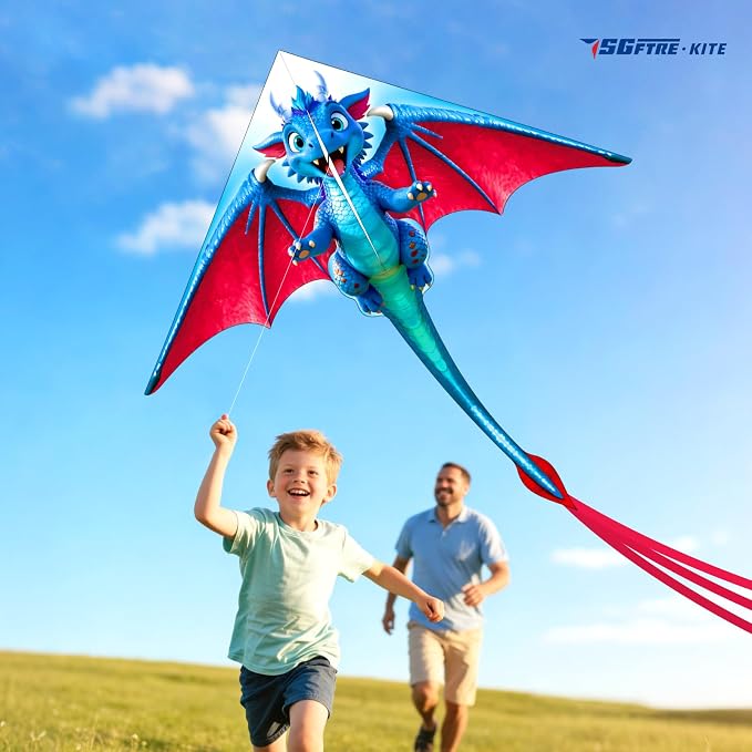 SGftre 3 Piece Set Butterfly Delta Octopus Kites - Image 3