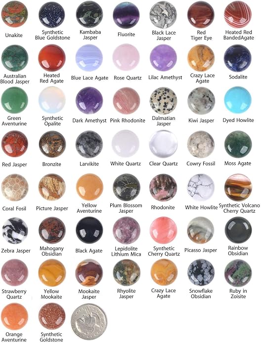 Wholesale Lot Multi-color Gemstone Round Oval Cab Cabochon - Image 2