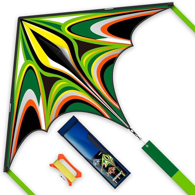 Kite, Large Delta Kites for Kids and Adults, Durable Multifunctional Beach Kite by SGftre