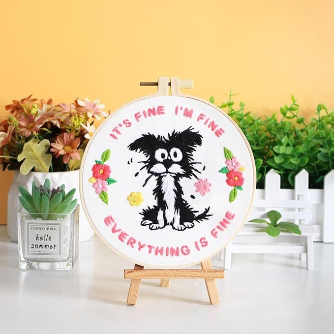 Louise Maelys Funny Dog Embroidery Kits - Image 5