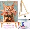 Cat Paint by Numbers Kit for Adults by Clendo
