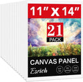 Canvases for Painting 11x14 Inch, 21 Pack Blank Painting Canvas Boards for by ESRICH