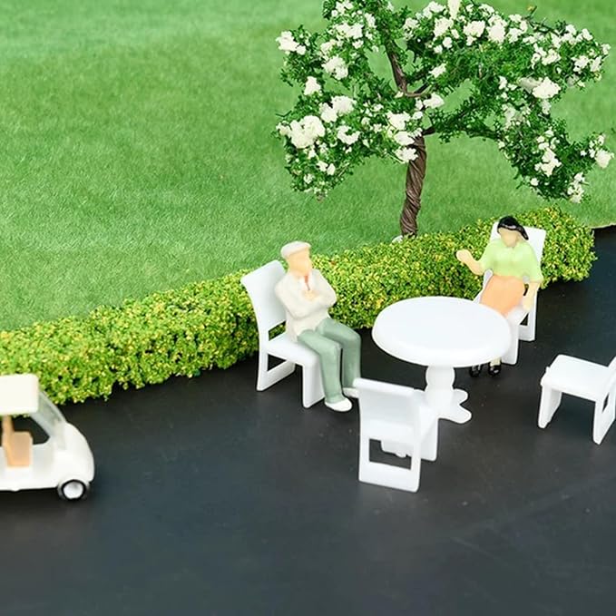 Woohome 7 Color Miniature Shrub Strips Static Grass Tuft Static Shrub - Image 8