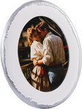 5x7 Ornate Oval Picture Frame, Hand-Crafted Resin Frame by ZIHARA