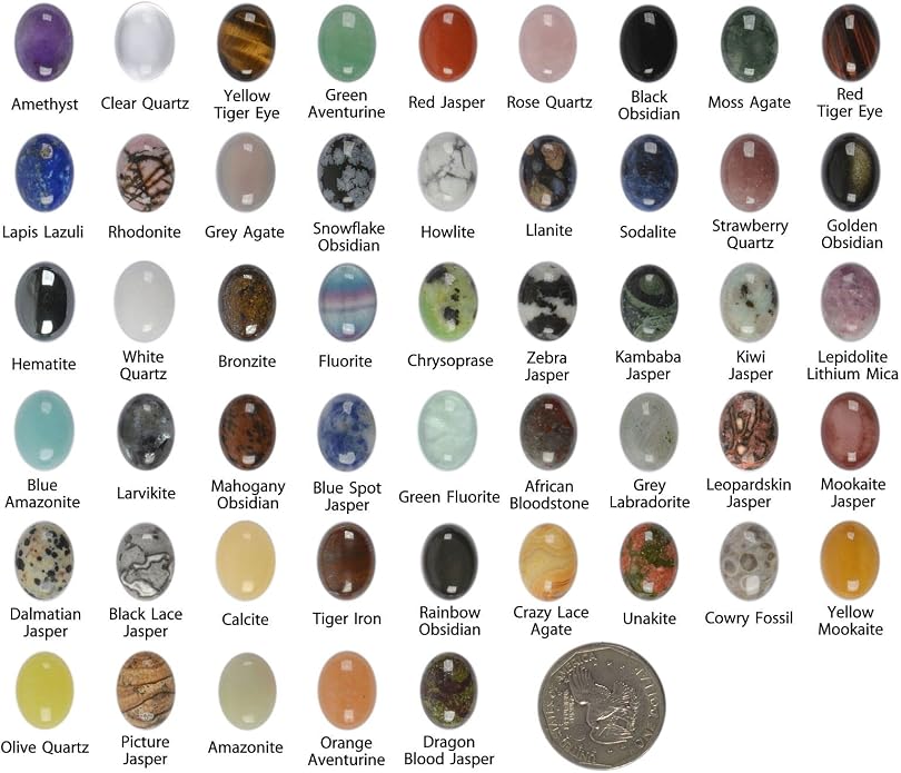 Wholesale Lot Multi-color Gemstone Round Oval Cab Cabochon - Image 2
