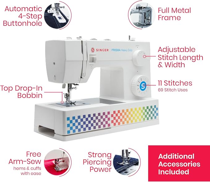 SINGER® 4411 PRISMA High Speed Heavy Duty Sewing Machine - Image 3