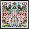 FREEBLOSS 11CT Vector Cottage Stamped Cross Stitch Kits Complete Embroidery Kits by FreeandCreativeCraftsArt