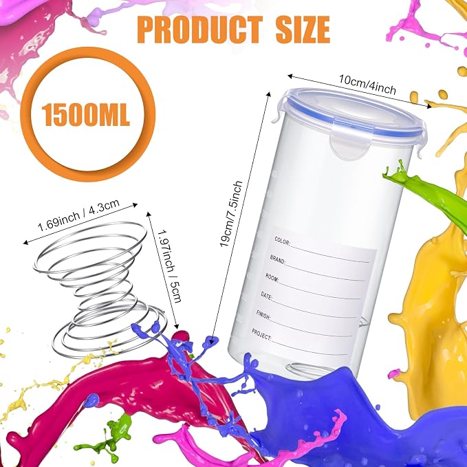 Remerry 8 Sets Paint Container - Image 2